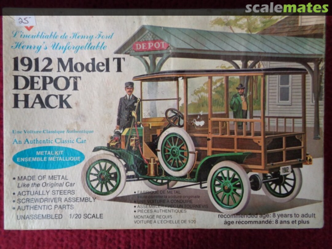 Boxart 1912 Model T Depot Hack 26443 Irwin Boxart 1912 Model T Depot Hack 26443 Irwin