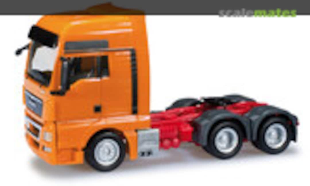 MAN TGX XXL rigid tractor 6x4, orange (Herpa 158626-003)