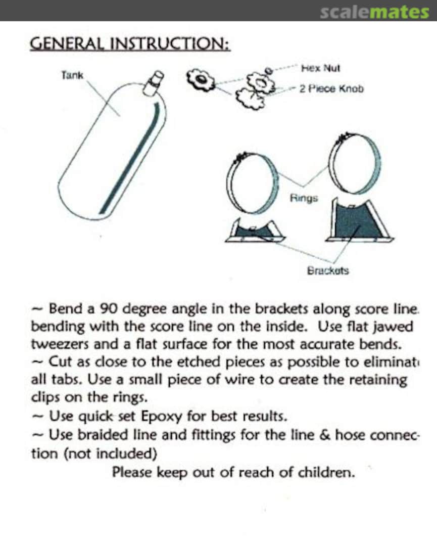 Boxart Nitrous Bottle Kit (2pcs) DM-3219 Detail Master Boxart Nitrous Bottle Kit (2pcs) DM-3219 Detail Master