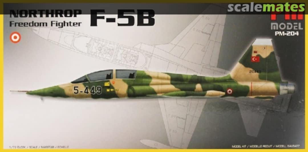 Boxart F-5B Freedom Fighter PM-204 PM Model Boxart F-5B Freedom Fighter PM-204 PM Model