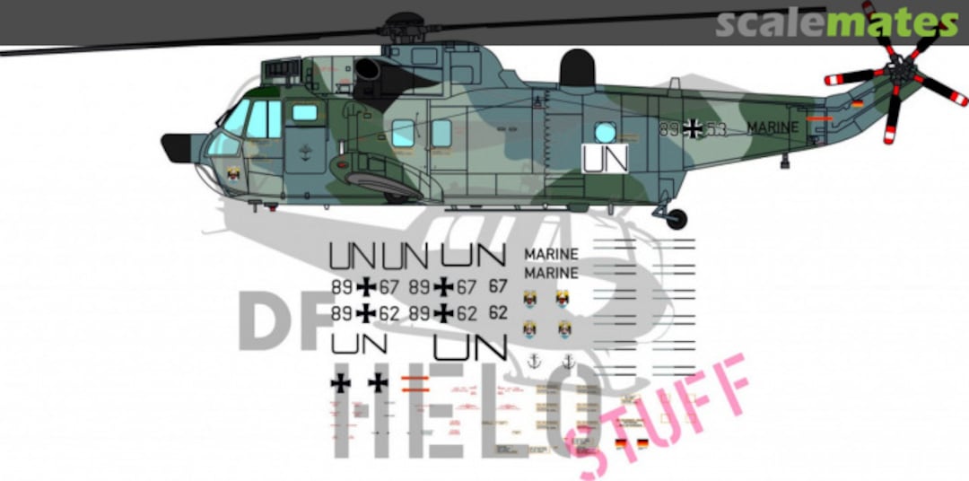 Boxart Westland Sea King Mk.41 Bundeswehr UN Camo DF32048 DF HeloStuff Boxart Westland Sea King Mk.41 Bundeswehr UN Camo DF32048 DF HeloStuff