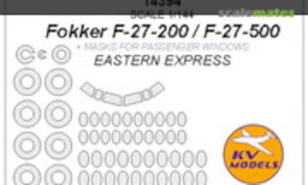 1:144 Fokker F-27 Friendship (KV Models 14394)
