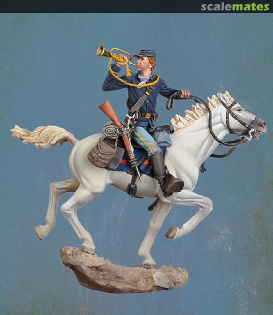 Boxart U.S. Cavalry Bugler, 1876 S4-F45 Andrea Miniatures