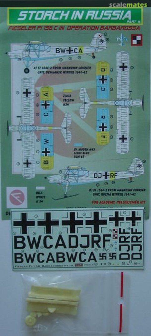 Boxart Fieseler Fi 156C in Operation Barbarossa Part.III DEC72157 Kora Models Boxart Fieseler Fi 156C in Operation Barbarossa Part.III DEC72157 Kora Models