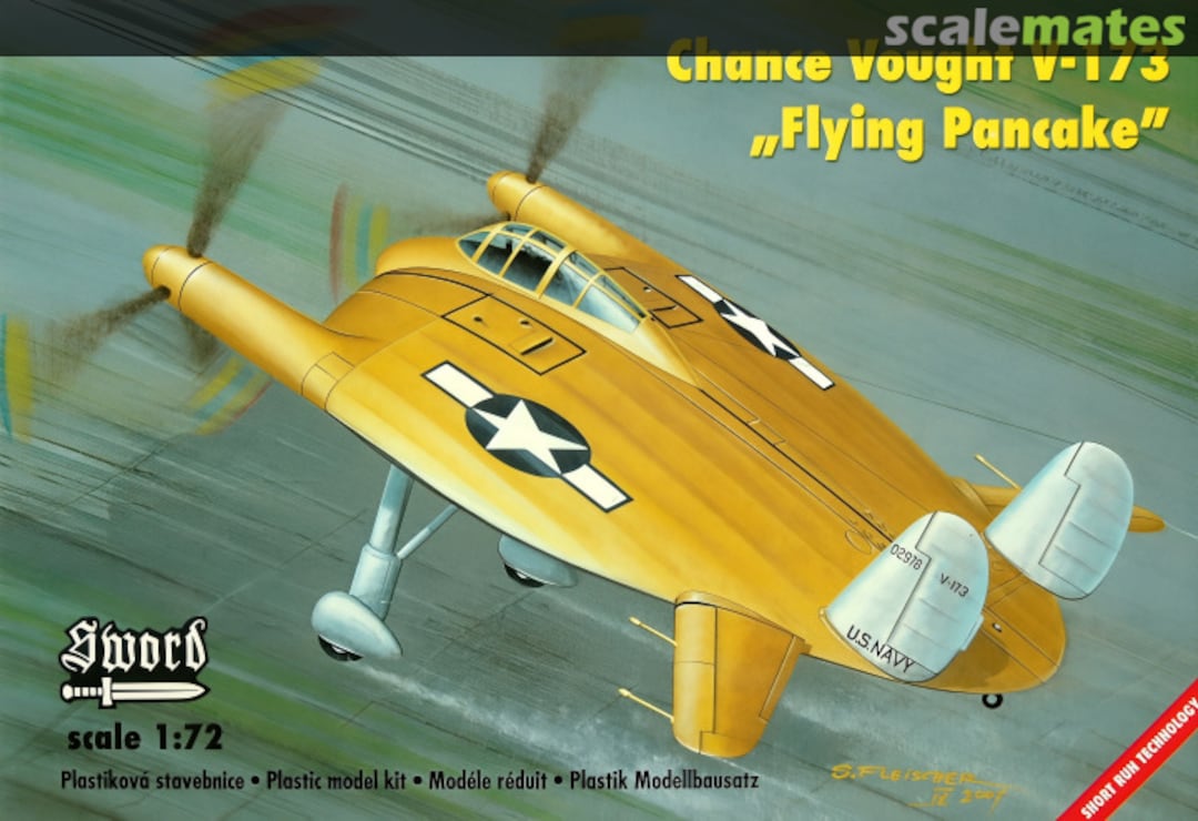Boxart Chance Vought V-173 SW72018 Sword Boxart Chance Vought V-173 SW72018 Sword