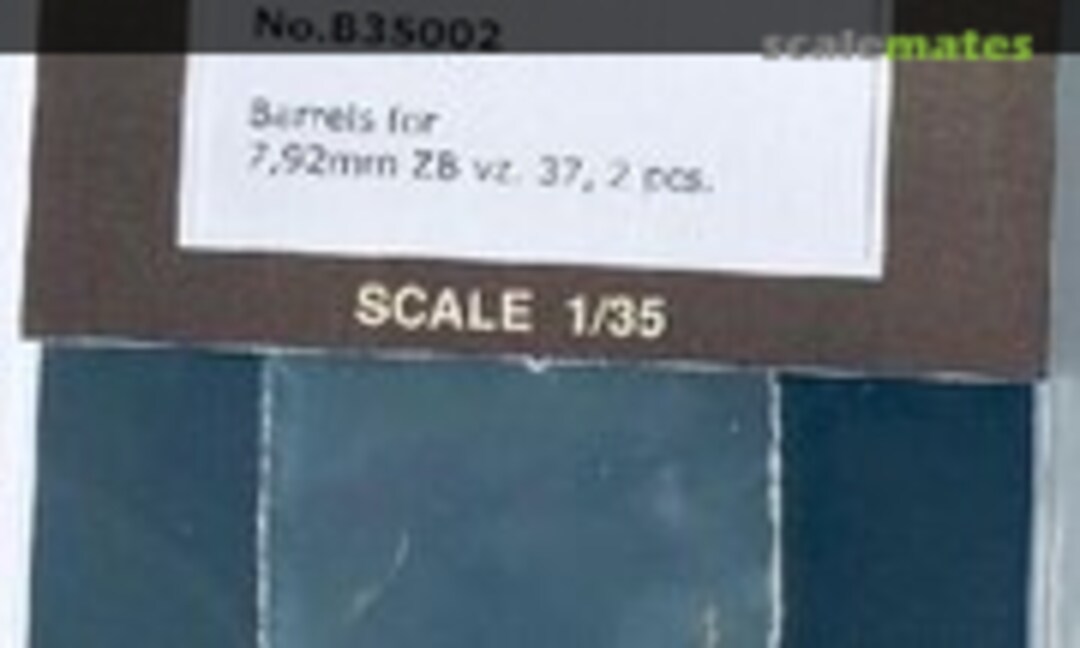 1:35 Barrels for 7,92mm ZB vz. 37, 2 pcs. (Elefant Corporation B35002) B35002