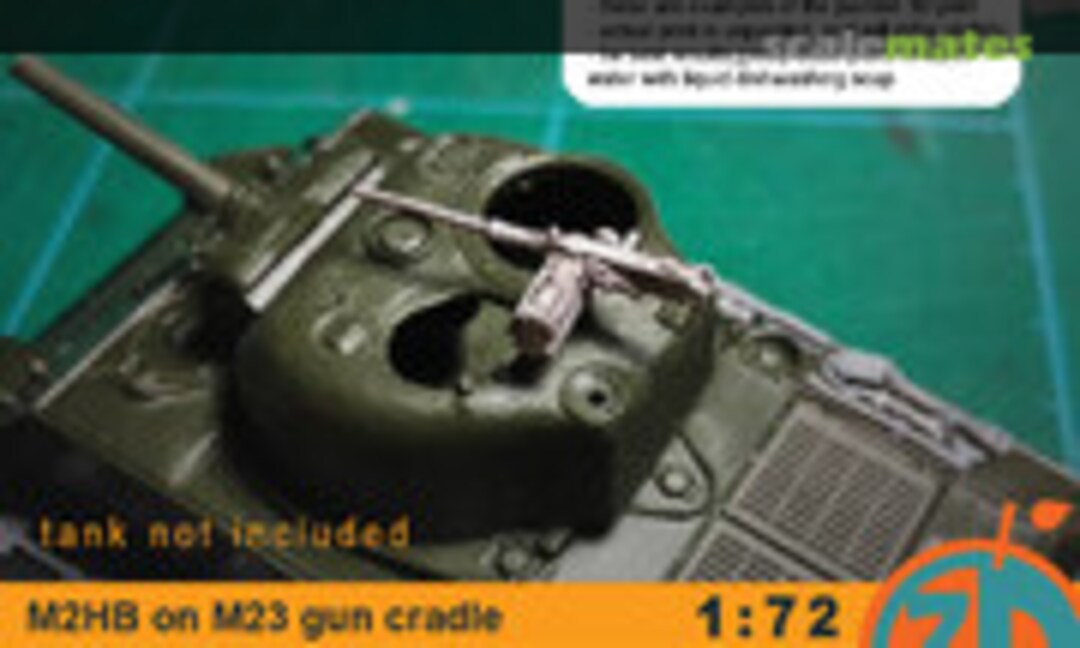 1:72 M2HB on M23 gun cradle (orange3D 72-017) 72-017