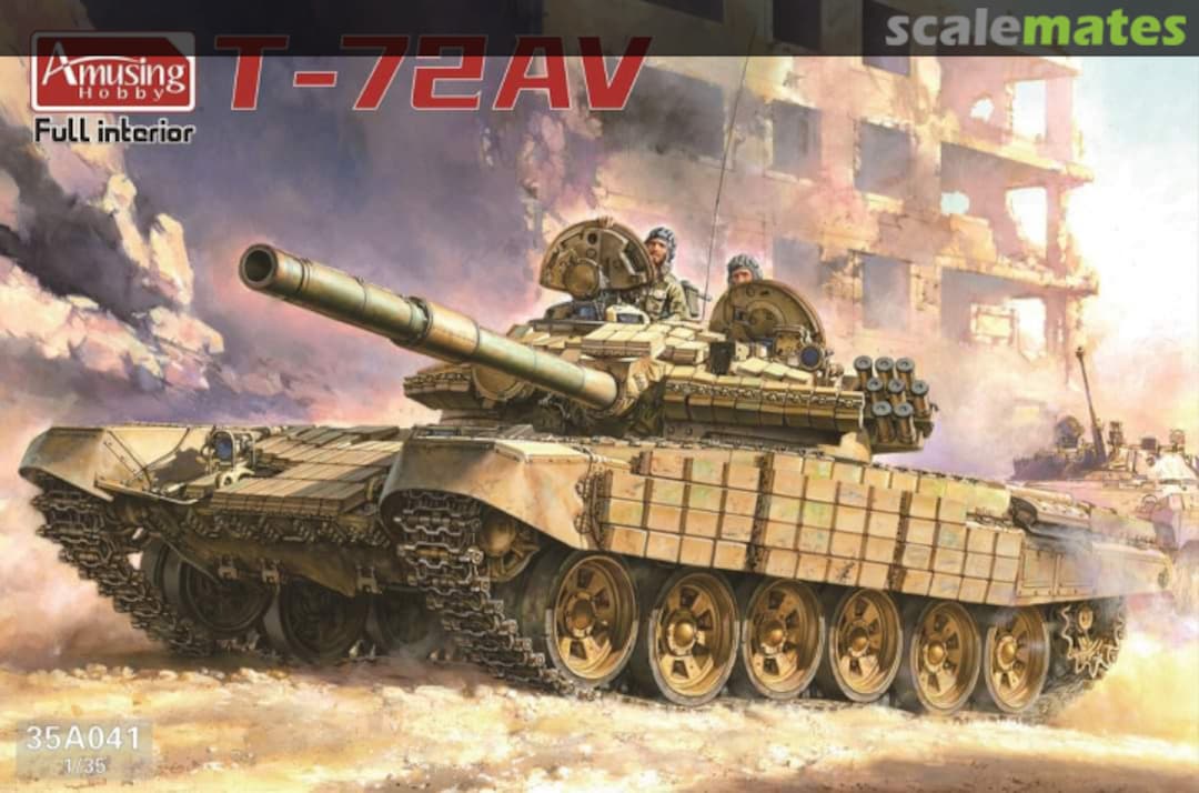 Boxart T-72AV 35A041 Amusing Hobby Boxart T-72AV 35A041 Amusing Hobby