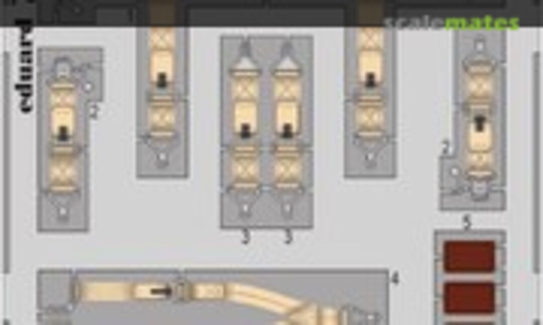 1:32 B-25H seatbelts (Eduard 33296) 33296