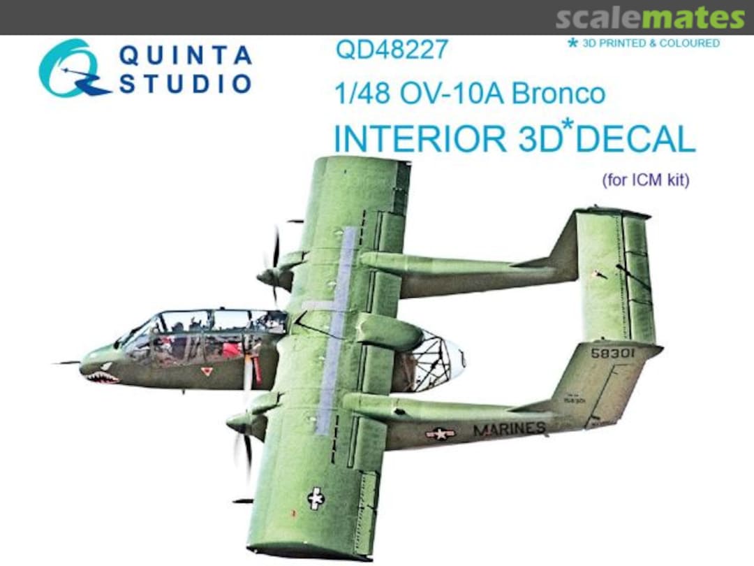 Boxart OV-10A Bronco interior 3D decals QD48227 Quinta Studio Boxart OV-10A Bronco interior 3D decals QD48227 Quinta Studio