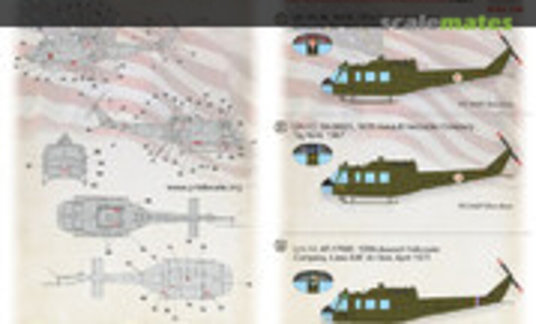 1:48 UH-1 Huey in Vietnam War (Print Scale 48-230) 48-230