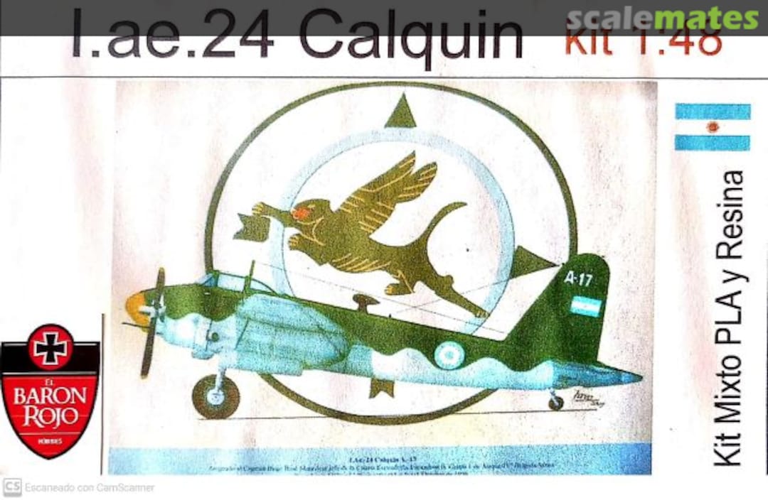 Boxart I.ae.24 Calquin CALQ3D48 El Baron Rojo Boxart I.ae.24 Calquin CALQ3D48 El Baron Rojo