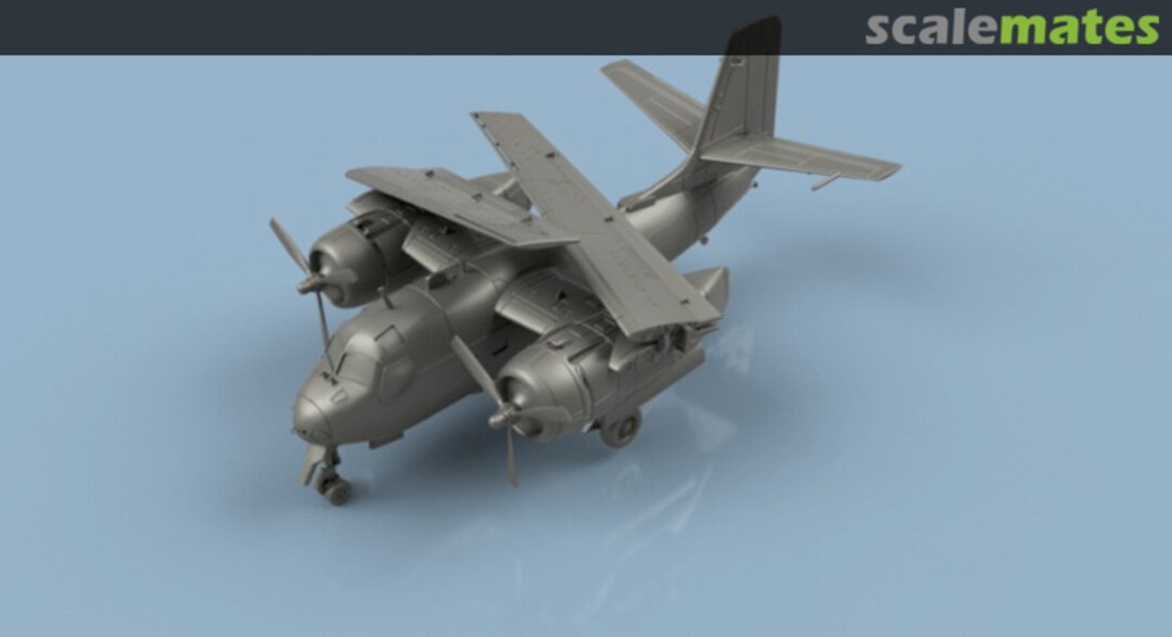 Boxart Grumman C-1 A Trader - folded wings 3D 350 227 L'Arsenal