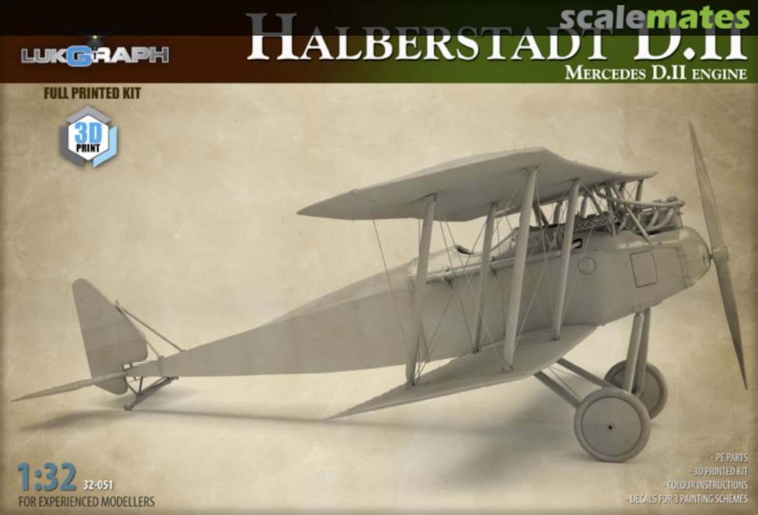 Boxart Halberstadt D.II 32-051 Lukgraph Boxart Halberstadt D.II 32-051 Lukgraph