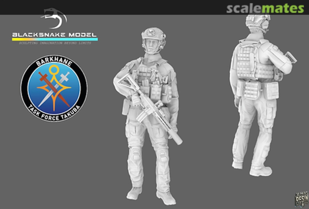 Boxart Figurine 09 Operation Barkhane Task Force Takuba FR-09 BlackSnake Model Boxart Figurine 09 Operation Barkhane Task Force Takuba FR-09 BlackSnake Model