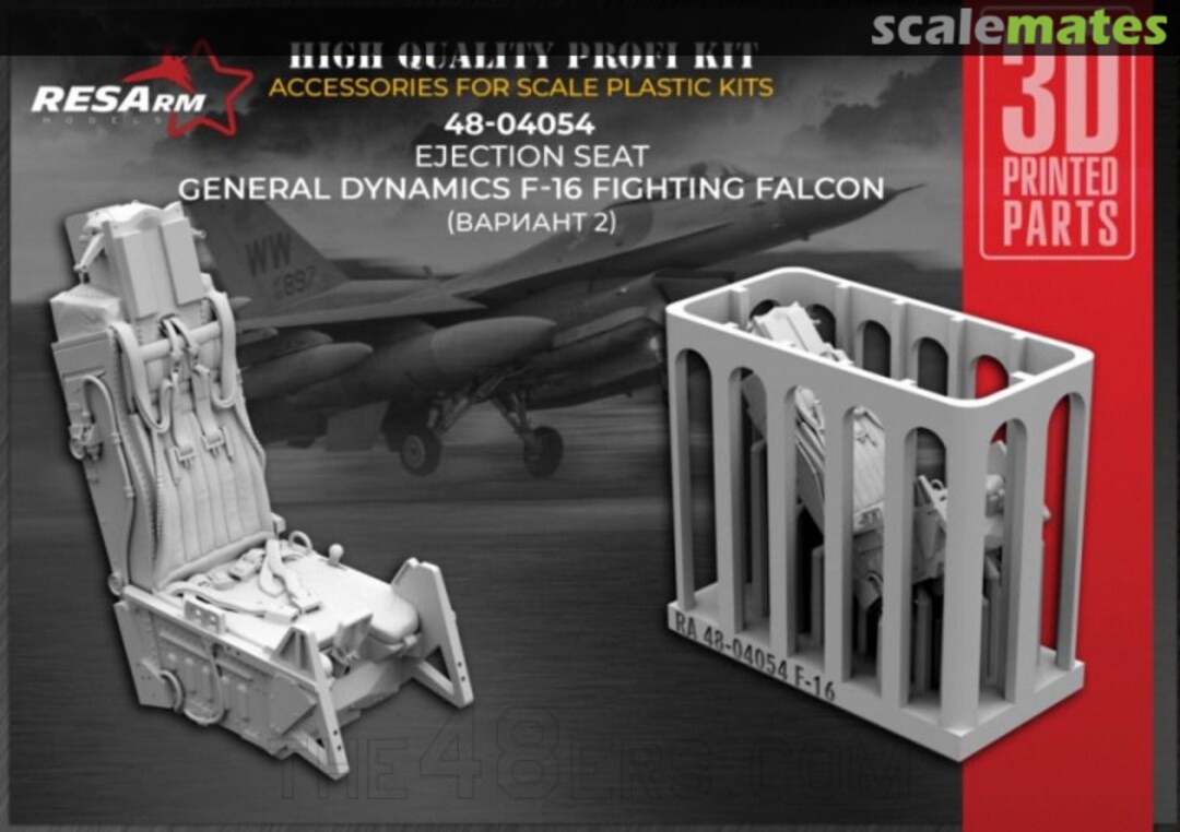 Boxart F-16 Fighting Falcon ejection seat 48-04054 RESArm Boxart F-16 Fighting Falcon ejection seat 48-04054 RESArm