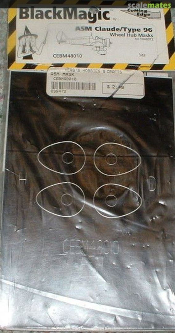 Boxart A5M Claude/Type 96 Wheel Hub Masks CEBM48010 Cutting Edge Modelworks Boxart A5M Claude/Type 96 Wheel Hub Masks CEBM48010 Cutting Edge Modelworks