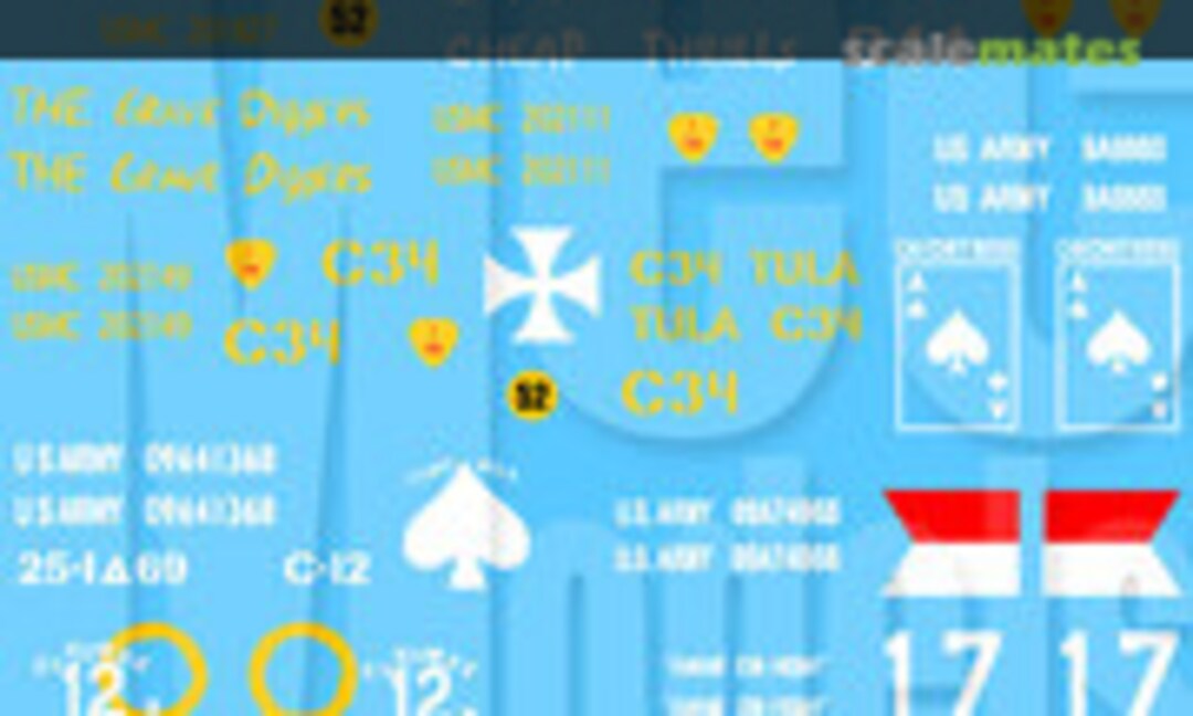 1:72 M48 Decals (Mec Models DE-TA0172) DE-TA0172