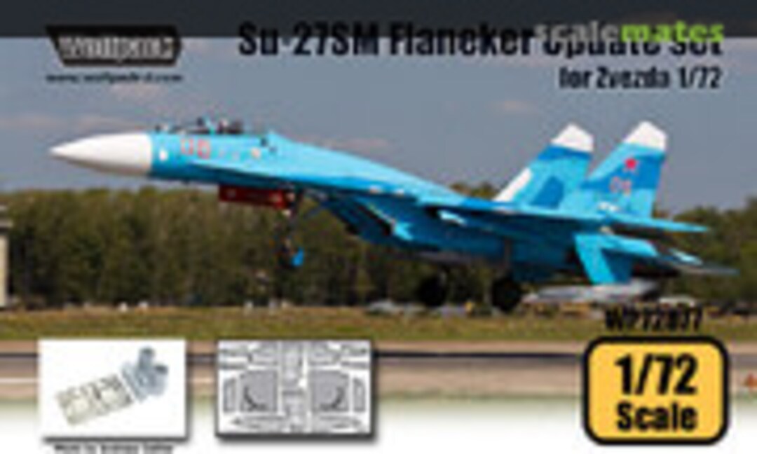 1:72 Su-27SM Flanker Mod.1 Update Set (Wolfpack WP72077)