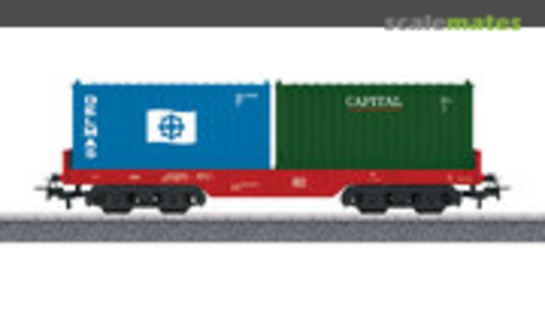Container wagon - start up (Märklin 44700)