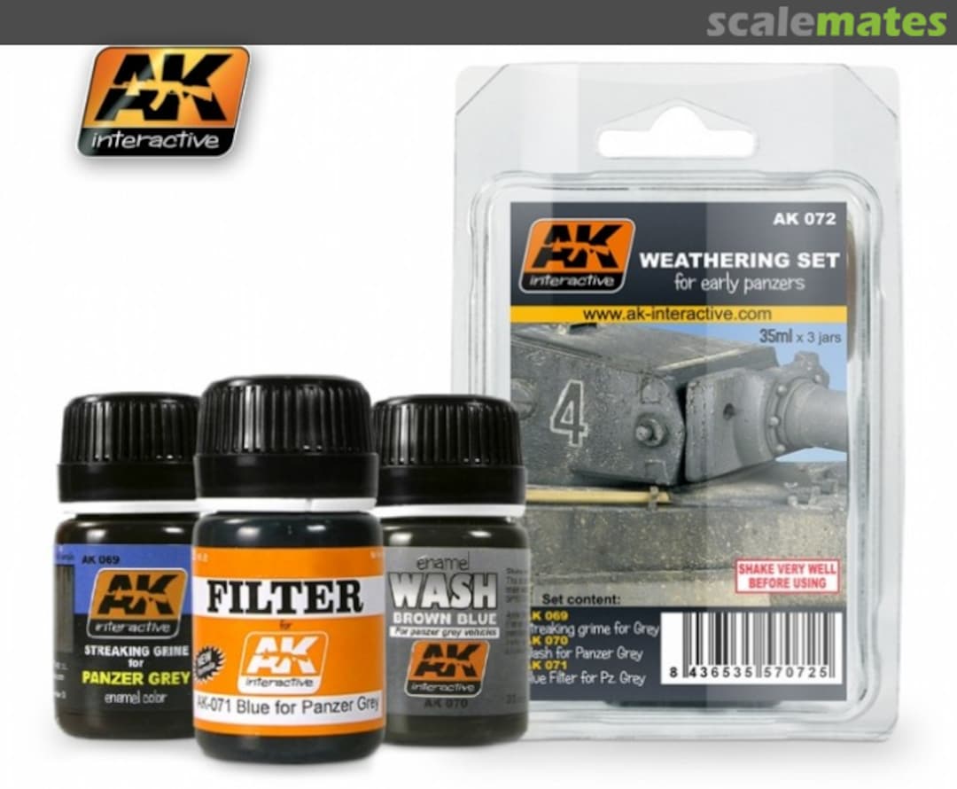 Boxart Weathering Set AK 072 AK Interactive