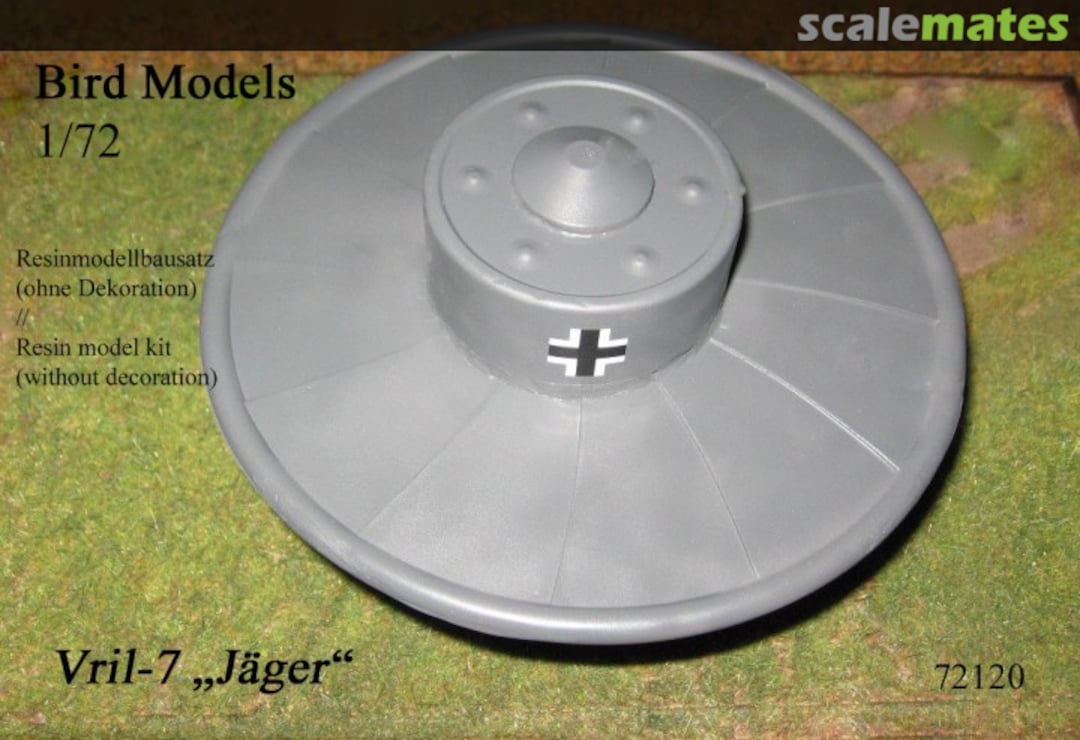Boxart Vril-7 Jäger Flugscheibe 72120 Bird Models Boxart Vril-7 Jäger Flugscheibe 72120 Bird Models