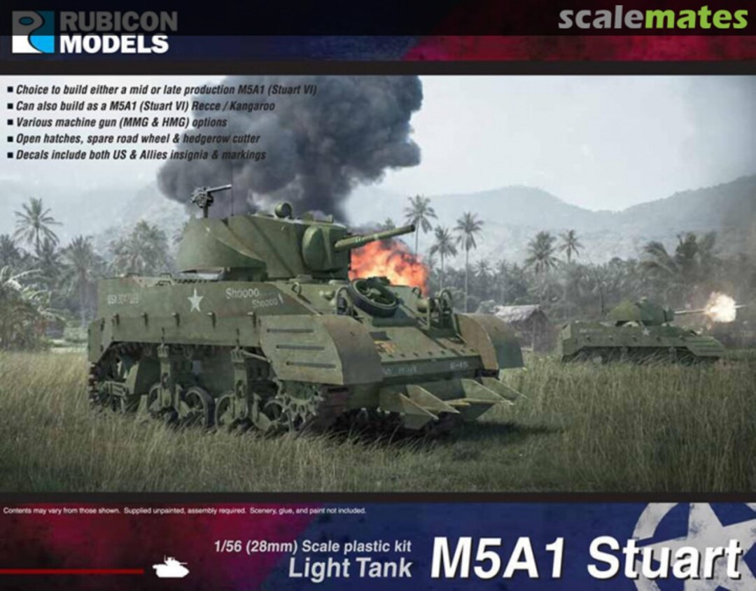 Boxart M5A1 Stuart 280023 Rubicon Models Boxart M5A1 Stuart 280023 Rubicon Models