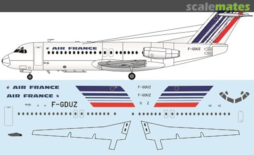 Boxart Fokker F28-4000 Fellowship FRP4087 F-RSIN