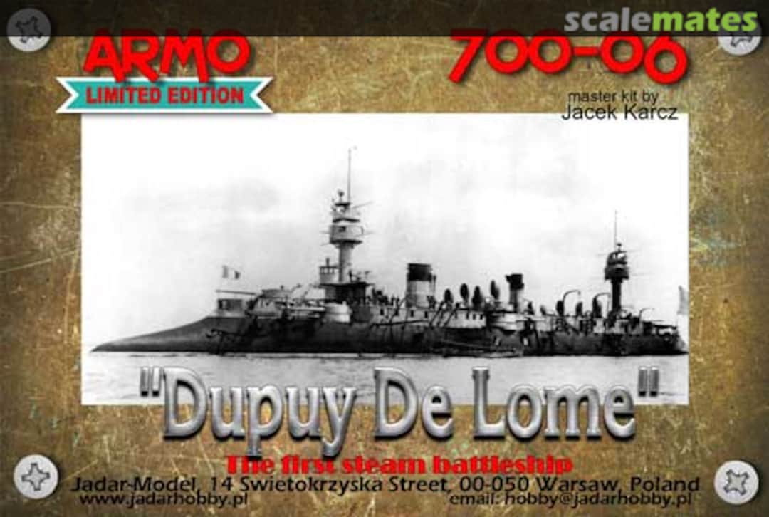 Boxart Dupuy de Lôme (1890) 700-06 Armo Boxart Dupuy de Lôme (1890) 700-06 Armo