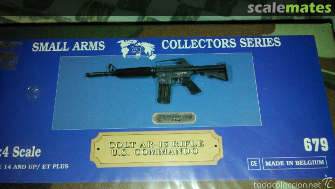 Boxart Colt AR-15 Rifle U.S. Commando 679 Verlinden Productions Boxart Colt AR-15 Rifle U.S. Commando 679 Verlinden Productions