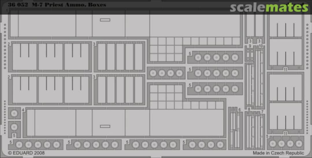 Boxart M-7 Ammo. Boxes 36052 Eduard Boxart M-7 Ammo. Boxes 36052 Eduard