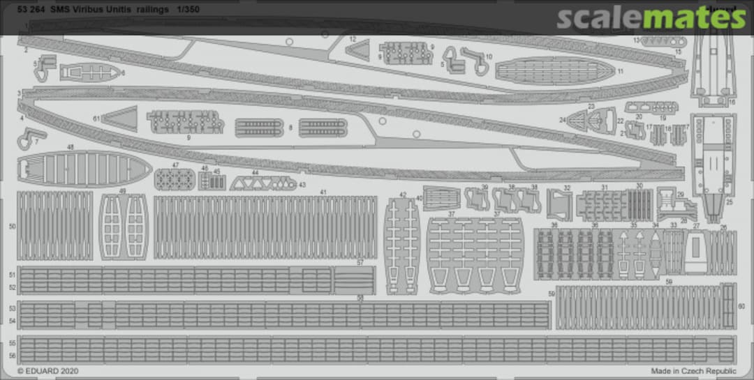 Boxart SMS Viribus Unitis railings 53264 Eduard Boxart SMS Viribus Unitis railings 53264 Eduard