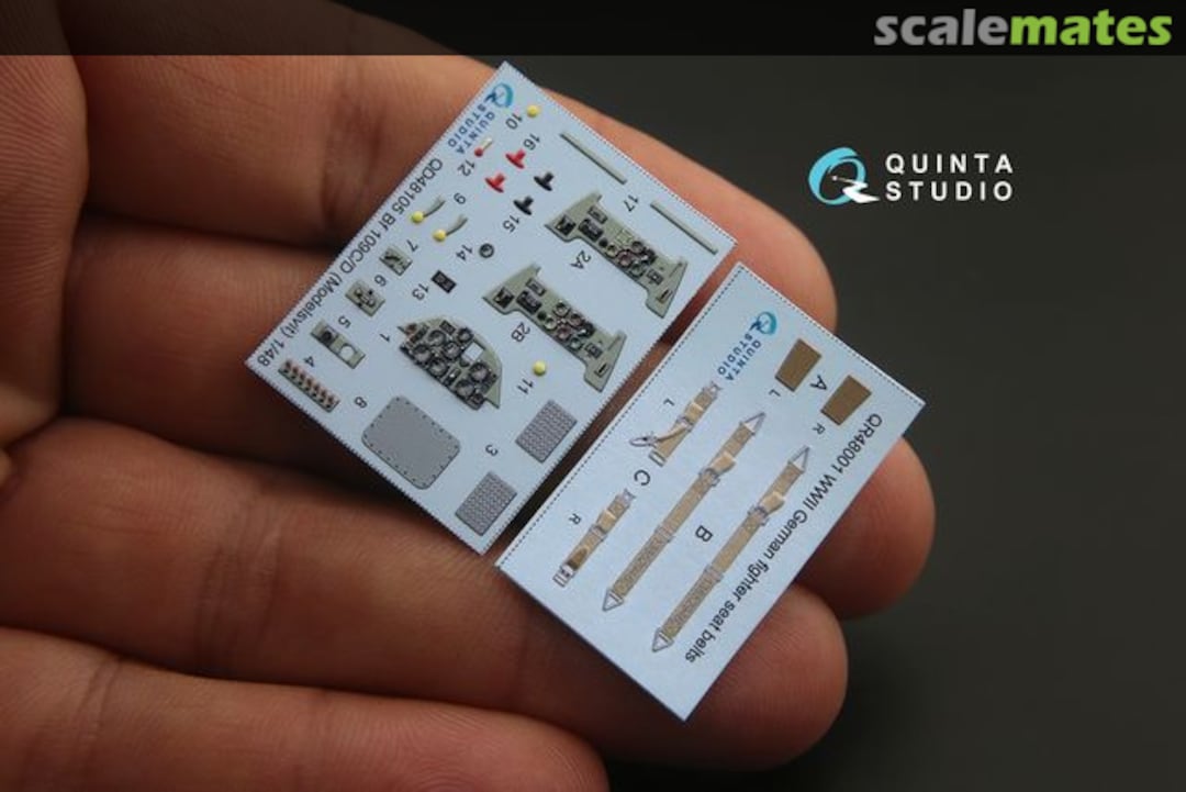 Contents Bf 109C/D interior 3D decals QD48105 Quinta Studio Contents Bf 109C/D interior 3D decals QD48105 Quinta Studio