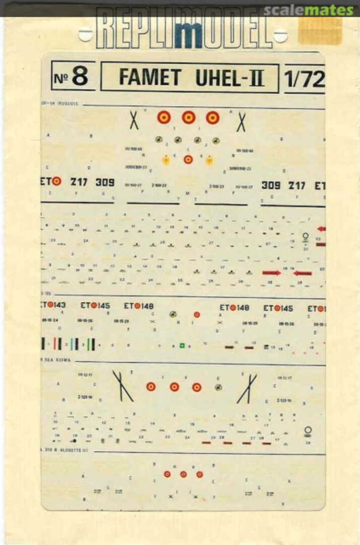 Boxart FAMET UHEL-II 8-72 Replimodel Boxart FAMET UHEL-II 8-72 Replimodel