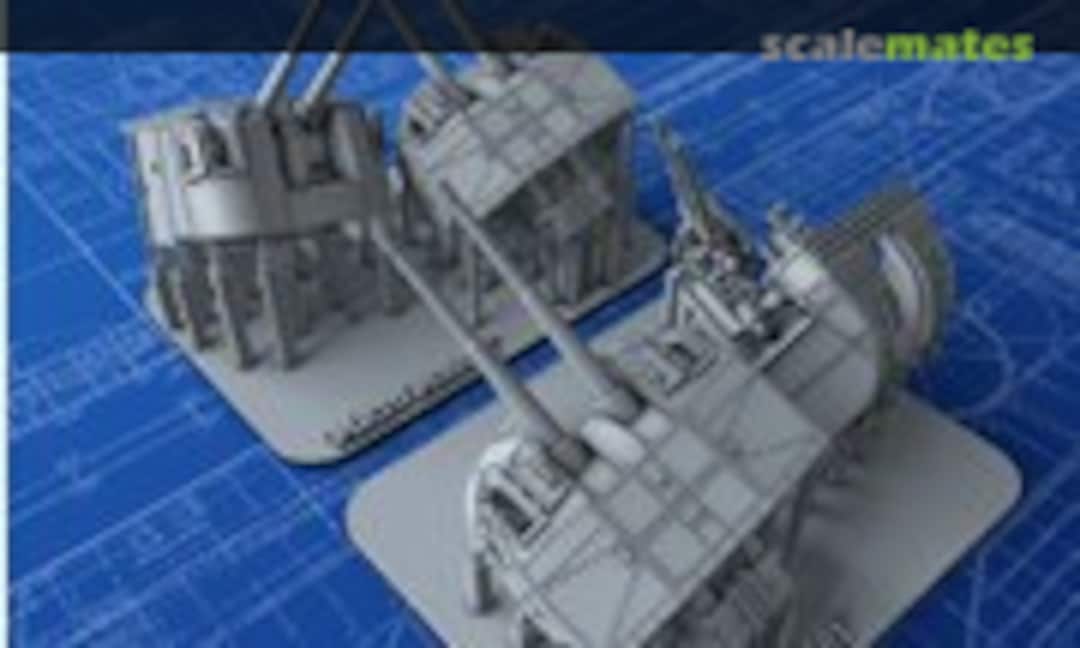 1:350 4.7" Mk.XXII (XIX Mount) x 3 & 4” Mk.XVI x 1 (Micro Master MM0599P) MM0599P