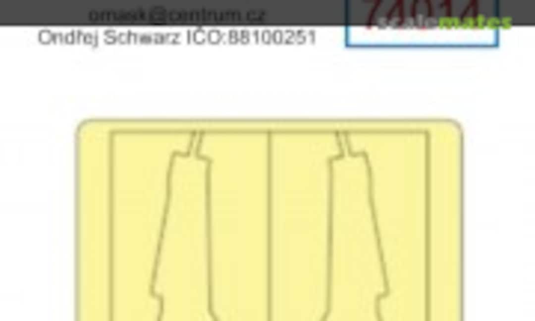 1:48 Focke-Wulf Fw-190 A-5/6 Masks (for Eduard kits) (Omask 74014) 74014