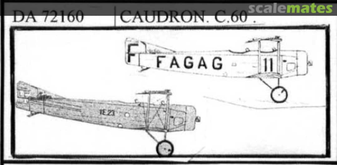 Boxart Caudron C.60 DA72160 Dujin Boxart Caudron C.60 DA72160 Dujin