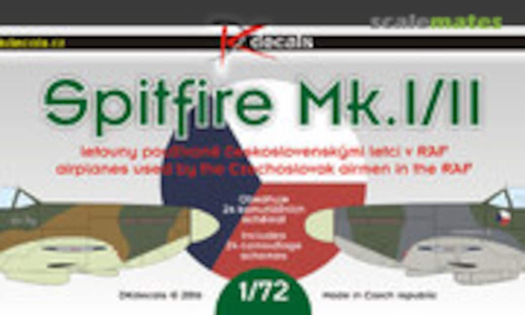 1:72 Spitfire Mk.I/II (DK Decals 72025)