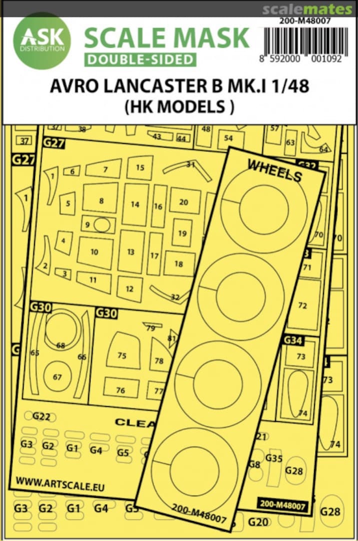 Boxart Avro Lancaster Mk. I B 200-M48007 ASK Boxart Avro Lancaster Mk. I B 200-M48007 ASK