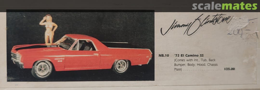 Boxart 1972 El Camino SS Body NB10 Jimmy Flintstone