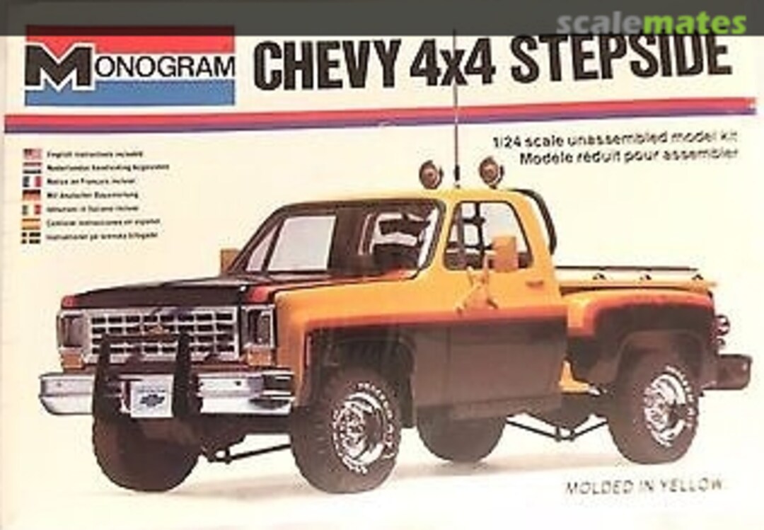 Boxart Chevy 4 x 4 Stepside 2264 Monogram Boxart Chevy 4 x 4 Stepside 2264 Monogram