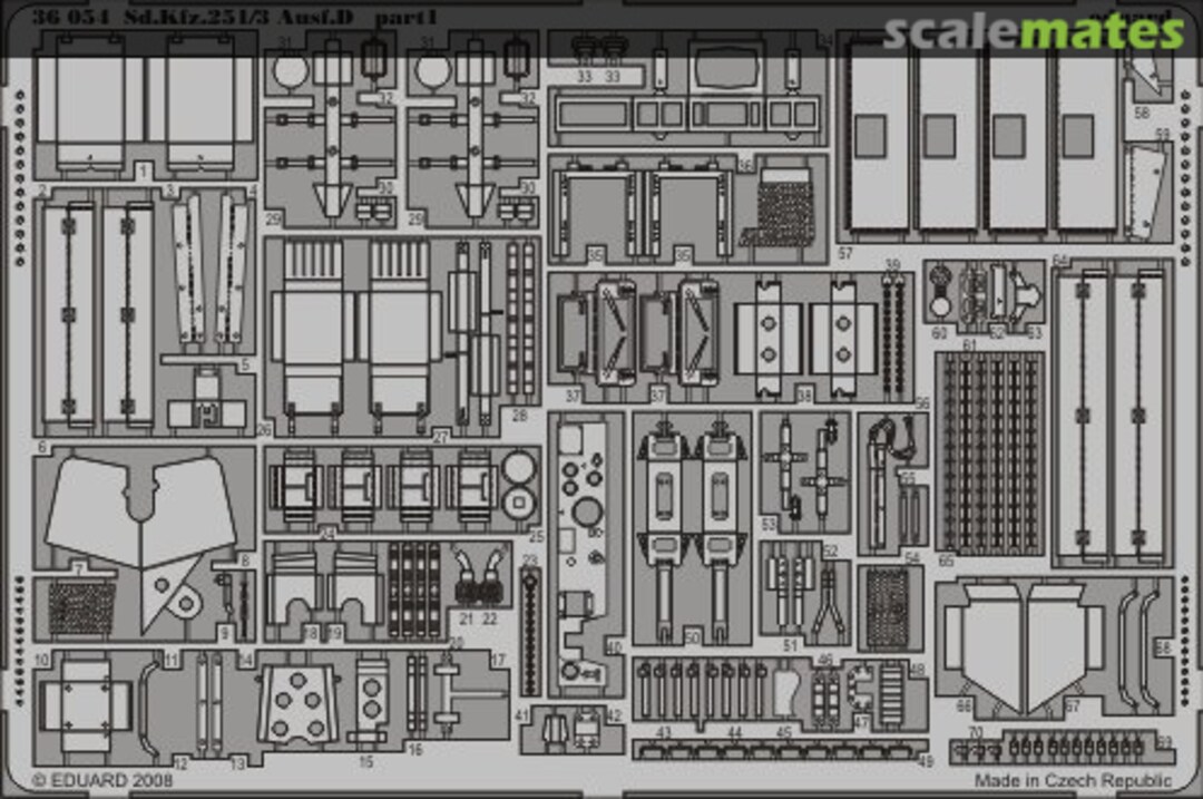 Boxart Sd.Kfz.251/3 Ausf.D 36054 Eduard Boxart Sd.Kfz.251/3 Ausf.D 36054 Eduard