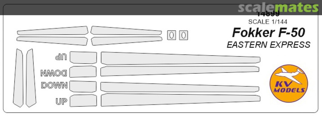 Boxart Fokker F-50 14899 KV Models