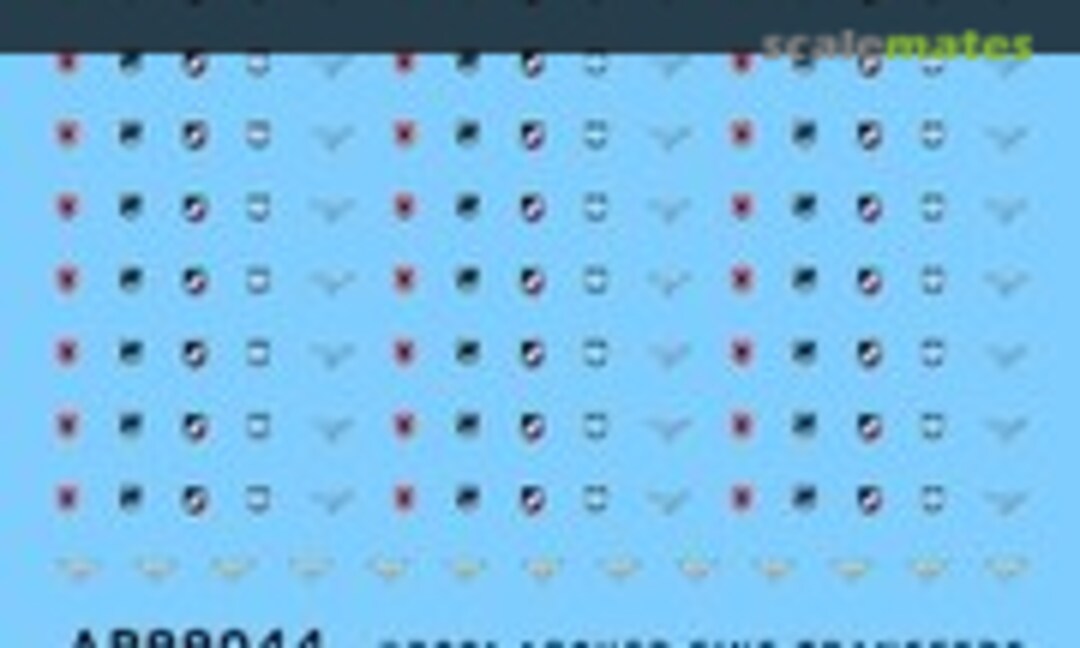 1:35 WWII helmet insignias (Archer AR99044) AR99044