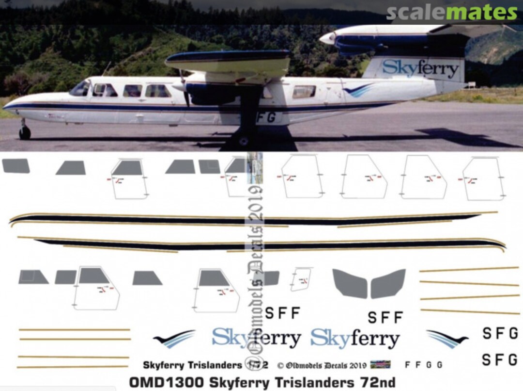 Boxart Trislander - Skyferry OMD1300 Oldmodels Decals Boxart Trislander - Skyferry OMD1300 Oldmodels Decals