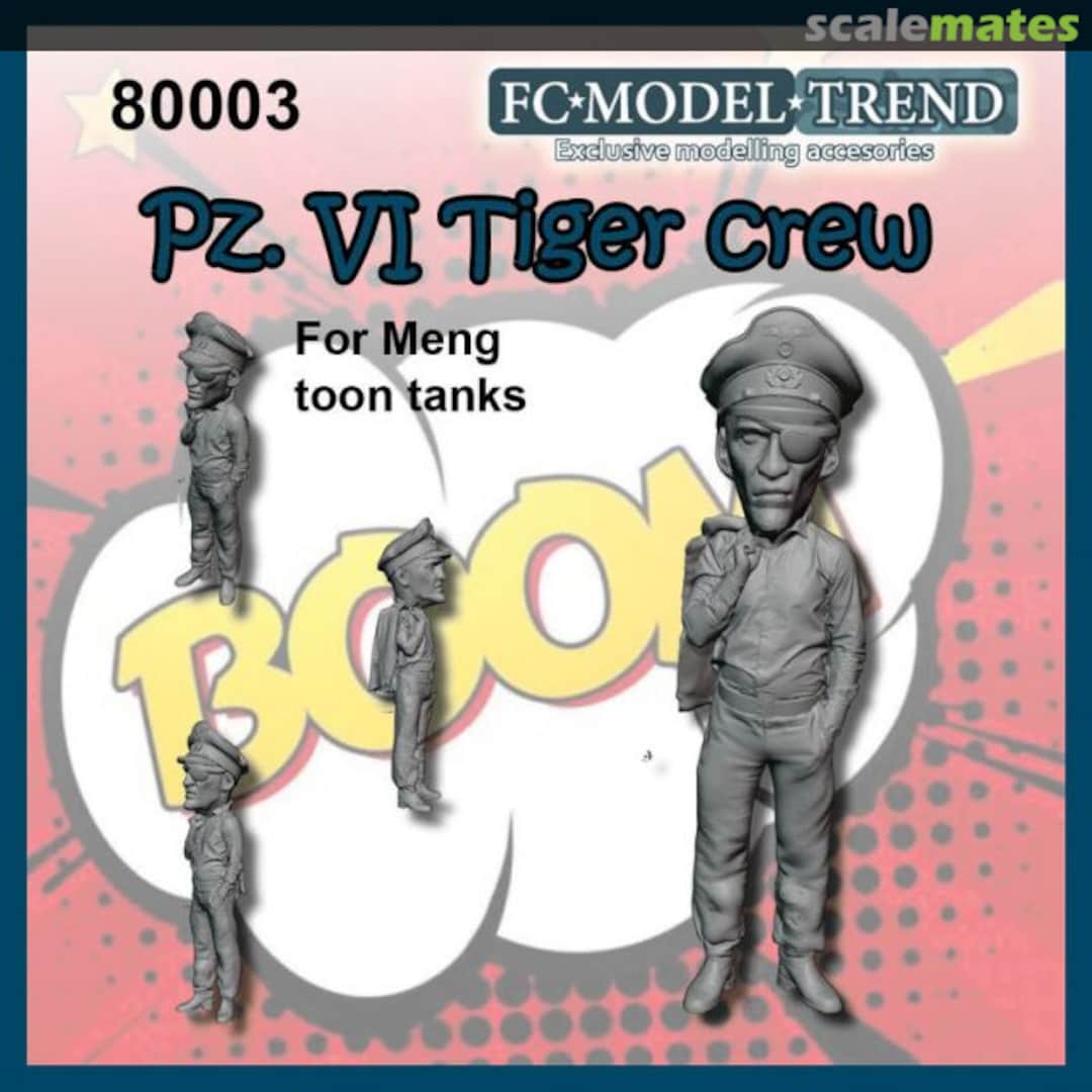 Boxart Panzer VI Tiger crew 80003 FC Model Trend Boxart Panzer VI Tiger crew 80003 FC Model Trend