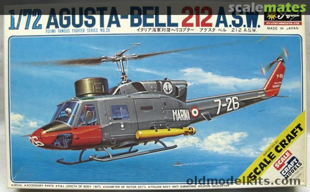 Boxart Agusta-Bell 212 A.S.W. 7A26 Fujimi/Scale Craft Boxart Agusta-Bell 212 A.S.W. 7A26 Fujimi/Scale Craft