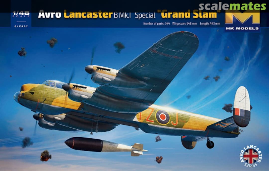 Boxart Avro Lancaster B Mk.I Special "Grand Slam" 01F007 HK Models Boxart Avro Lancaster B Mk.I Special "Grand Slam" 01F007 HK Models