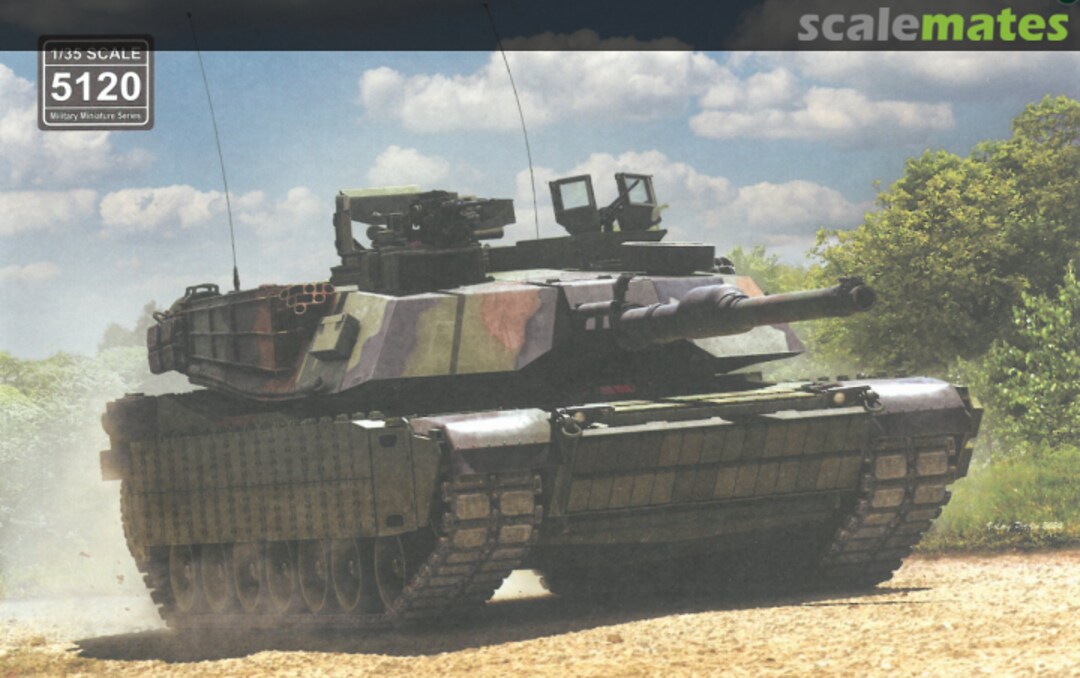 Boxart M1A1 ABRAMS TANK RM-5120 Rye Field Model