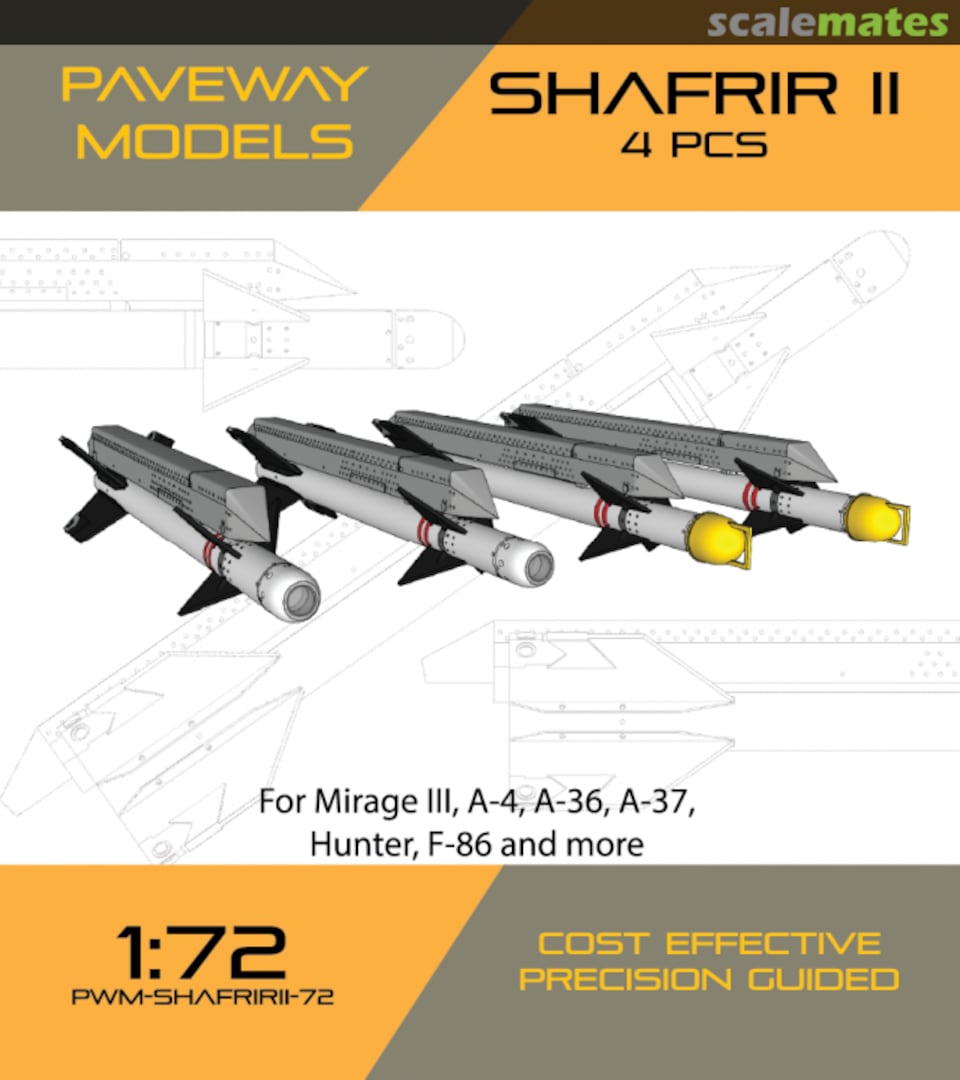 Boxart Shafrir II PWM-SHAFRIRII-72 Paveway Models Boxart Shafrir II PWM-SHAFRIRII-72 Paveway Models